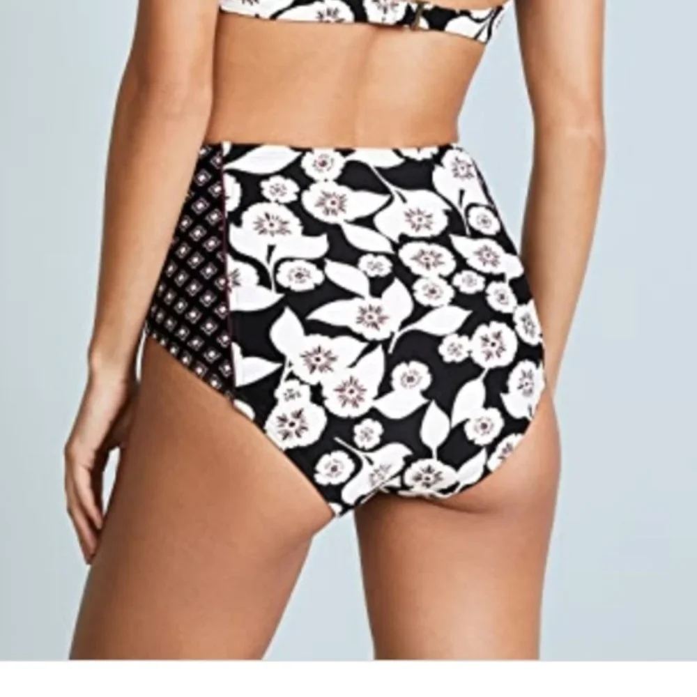 Kate Spade Aliso Beach Floral High Waist Swim Bikini Bottom
